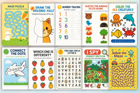 Kids Fun Activity Book