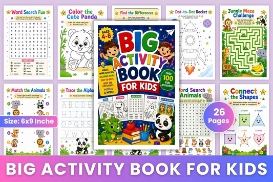 Big Activity Book For Kids