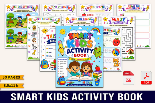 Smart Kids Activity Book