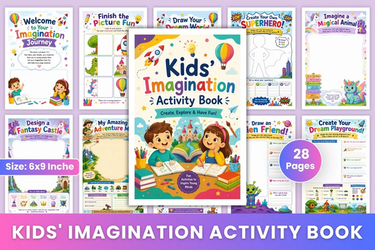 Kids Imagination Activity Book