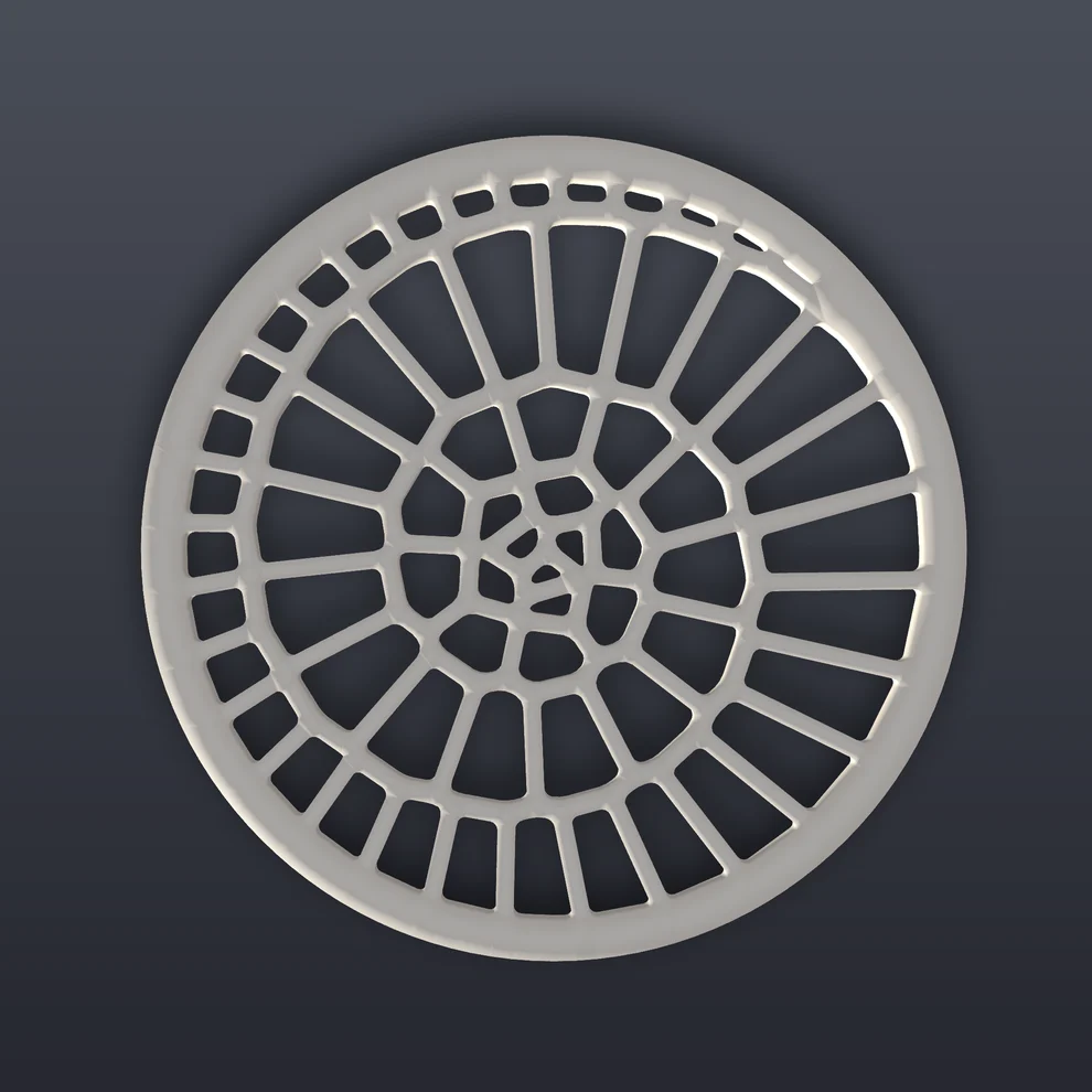 Ammonite Trivet 3D Print STL File