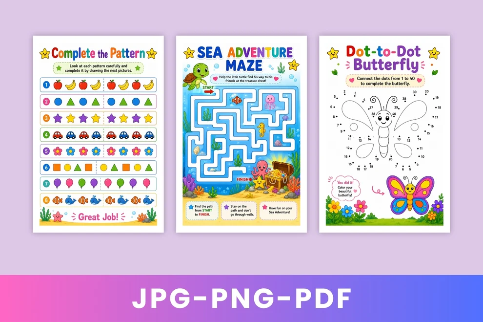 Big Activity Book For Kids