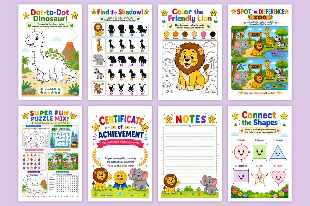 Big Activity Book For Kids
