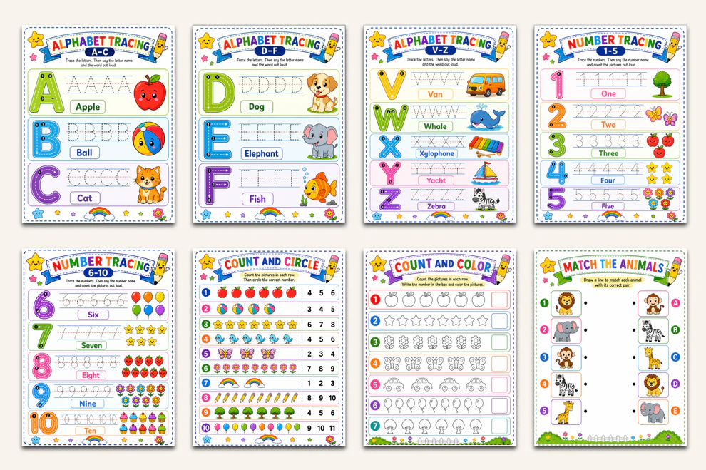 Smart Kids Activity Book
