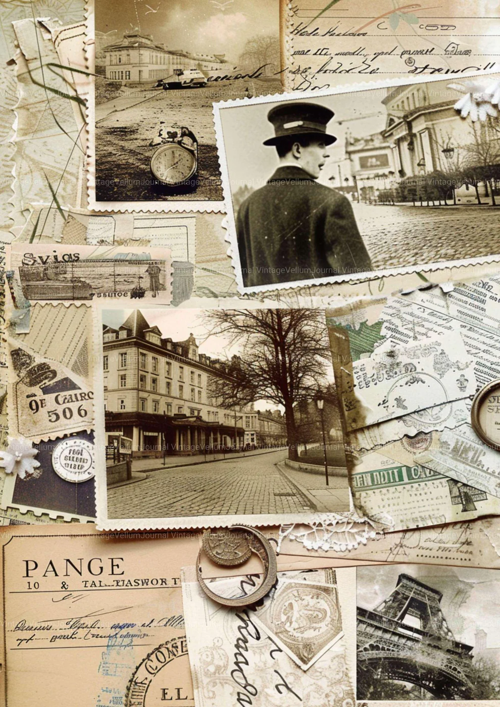 Fashion Junk Journal Pages  Download for free