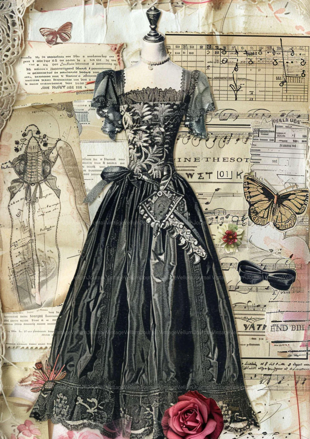 Fashion Junk Journal Pages  Download for free