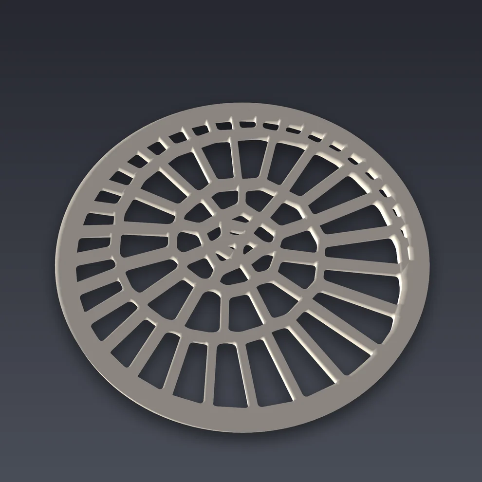 Ammonite Trivet 3D Print STL File